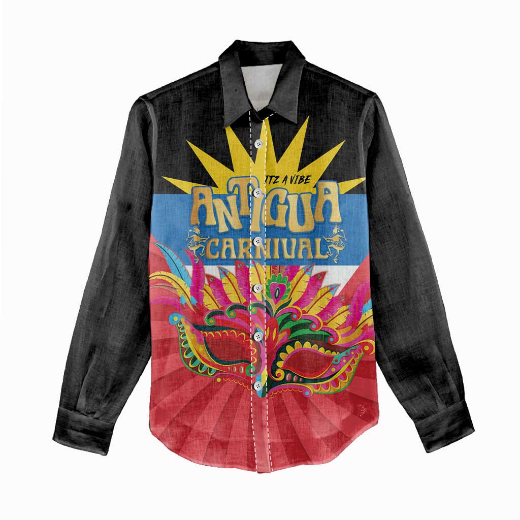 Antigua Carnival Women Casual Shirt Greatest Summer Festival Of Caribbean LT14