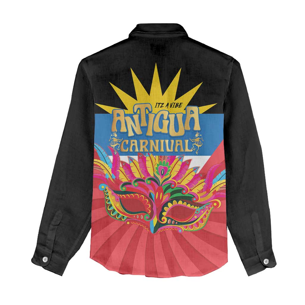 Antigua Carnival Women Casual Shirt Greatest Summer Festival Of Caribbean LT14