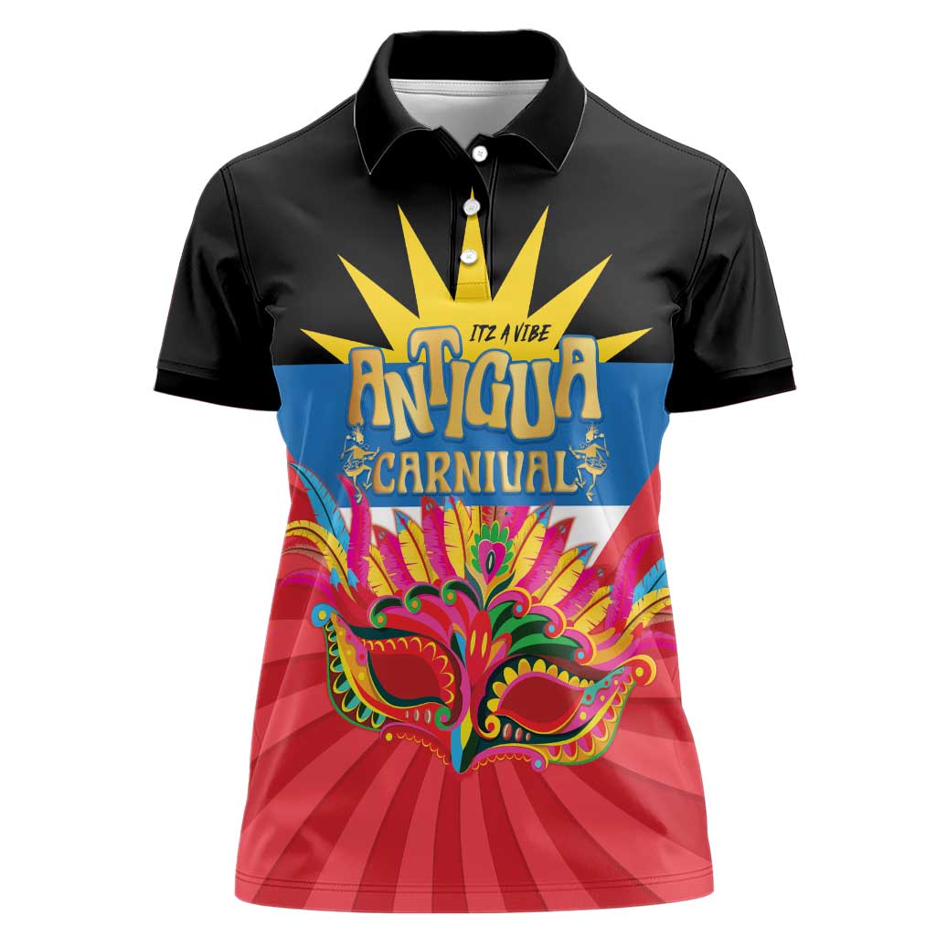 Antigua Carnival Women Polo Shirt Greatest Summer Festival Of Caribbean LT14