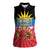 Antigua Carnival Women Sleeveless Polo Shirt Greatest Summer Festival Of Caribbean LT14