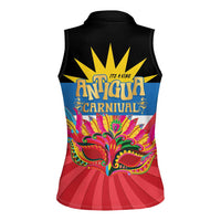 Antigua Carnival Women Sleeveless Polo Shirt Greatest Summer Festival Of Caribbean LT14