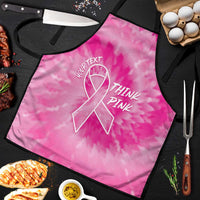 Breast Cancer Awareness Apron Think Pink Tie Dye Ribbon - Wonder Print Shop