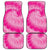 Personalized Breast Cancer Awareness Car Mats Think Pink Tie Dye Ribbon - Wonder Print Shop
