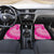 Personalized Breast Cancer Awareness Car Mats Think Pink Tie Dye Ribbon - Wonder Print Shop
