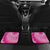 Personalized Breast Cancer Awareness Car Mats Think Pink Tie Dye Ribbon - Wonder Print Shop