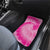 Personalized Breast Cancer Awareness Car Mats Think Pink Tie Dye Ribbon - Wonder Print Shop
