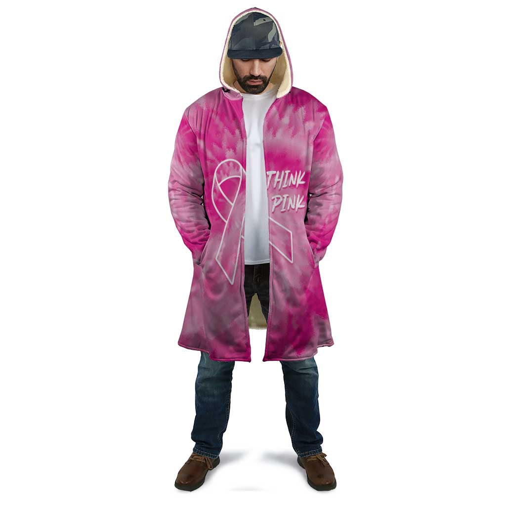Breast Cancer Awareness Cloak Think Pink Tie Dye Ribbon - Wonder Print Shop