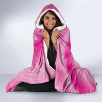Personalized Breast Cancer Awareness Hooded Blanket Think Pink Tie Dye Ribbon - Wonder Print Shop