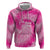 Personalized Breast Cancer Awareness Hoodie Think Pink Tie Dye Ribbon - Wonder Print Shop