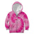Personalized Breast Cancer Awareness Kid Hoodie Think Pink Tie Dye Ribbon - Wonder Print Shop