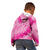 Personalized Breast Cancer Awareness Kid Hoodie Think Pink Tie Dye Ribbon - Wonder Print Shop