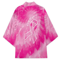 Breast Cancer Awareness Kimono Think Pink Tie Dye Ribbon - Wonder Print Shop