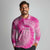 Personalized Breast Cancer Awareness Long Sleeve Polo Shirt Think Pink Tie Dye Ribbon - Wonder Print Shop