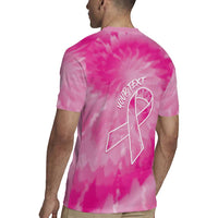 Personalized Breast Cancer Awareness Rugby Jersey Think Pink Tie Dye Ribbon - Wonder Print Shop
