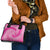 Personalized Breast Cancer Awareness Shoulder Handbag Think Pink Tie Dye Ribbon - Wonder Print Shop