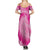 Personalized Breast Cancer Awareness Summer Maxi Dress Think Pink Tie Dye Ribbon - Wonder Print Shop