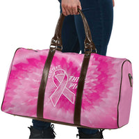 Breast Cancer Awareness Travel Bag Think Pink Tie Dye Ribbon - Wonder Print Shop