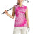 Personalized Breast Cancer Awareness Women Sleeveless Polo Shirt Think Pink Tie Dye Ribbon - Wonder Print Shop