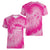 Personalized Breast Cancer Awareness Women V-Neck T-Shirt Think Pink Tie Dye Ribbon - Wonder Print Shop