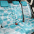 Teal Ribbon Cervical Cancer Awareness Back Car Seat Cover Not Going Down Without A Fight Tie Dye - Wonder Print Shop