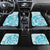 Teal Ribbon Cervical Cancer Awareness Car Mats Not Going Down Without A Fight Tie Dye - Wonder Print Shop