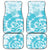 Teal Ribbon Cervical Cancer Awareness Car Mats Not Going Down Without A Fight Tie Dye - Wonder Print Shop