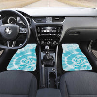 Teal Ribbon Cervical Cancer Awareness Car Mats Not Going Down Without A Fight Tie Dye - Wonder Print Shop