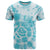 Teal Ribbon Cervical Cancer Awareness T Shirt Not Going Down Without A Fight Tie Dye - Wonder Print Shop