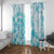 Teal Ribbon Cervical Cancer Awareness Window Curtain Not Going Down Without A Fight Tie Dye - Wonder Print Shop