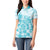 Teal Ribbon Cervical Cancer Awareness Women Polo Shirt Not Going Down Without A Fight Tie Dye - Wonder Print Shop