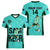 Custom Australia Soccer Women V Neck T Shirt Sam Kerr Matildas Proud 2023 World Cup Turquoise - Wonder Print Shop