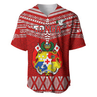 Tonga Rugby Baseball Jersey 2023 World Cup Tongan Kupesi Ngatu Pattern - Wonder Print Shop