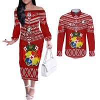 tonga-rugby-couples-matching-off-the-shoulder-long-sleeve-dress-and-long-sleeve-button-shirts-2023-world-cup-tongan-kupesi-ngatu-pattern