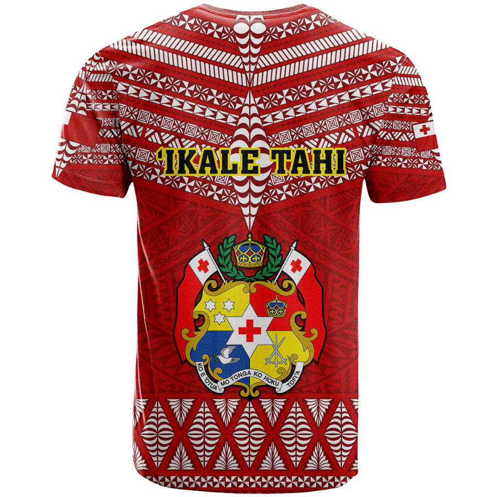 Tonga Rugby T Shirt 2023 World Cup Tongan Kupesi Ngatu Pattern - Wonder Print Shop