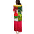 Personalised Australia And England Rugby Puletasi Indigenous Wallabies With Red Roses Sporty Version - Wonder Print Shop