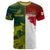Personalised Australia And England Rugby T Shirt Indigenous Wallabies With Red Roses Sporty Version - Wonder Print Shop