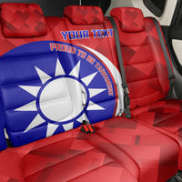 Personalised Taiwan Badminton Back Car Seat Cover 2024 Taiwanese Proud Dynamic Style - Wonder Print Shop