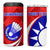 Personalised Taiwan Badminton 4 in 1 Can Cooler Tumbler 2024 Taiwanese Proud Dynamic Style - Wonder Print Shop
