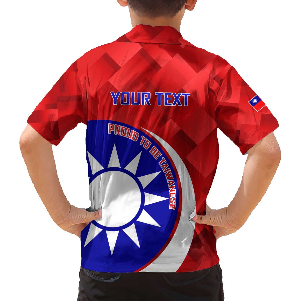 Personalised Taiwan Badminton Family Matching Off The Shoulder Long Sleeve Dress and Hawaiian Shirt 2024 Taiwanese Proud Dynamic Style - Wonder Print Shop