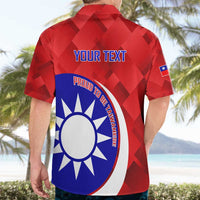 Personalised Taiwan Badminton Hawaiian Shirt 2024 Taiwanese Proud Dynamic Style - Wonder Print Shop