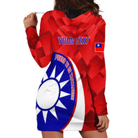 Personalised Taiwan Badminton Hoodie Dress 2024 Taiwanese Proud Dynamic Style - Wonder Print Shop