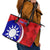 Personalised Taiwan Badminton Leather Tote Bag 2024 Taiwanese Proud Dynamic Style - Wonder Print Shop