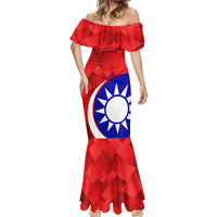 Personalised Taiwan Badminton Mermaid Dress 2024 Taiwanese Proud Dynamic Style - Wonder Print Shop