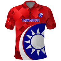 Personalised Taiwan Badminton Polo Shirt 2024 Taiwanese Proud Dynamic Style - Wonder Print Shop