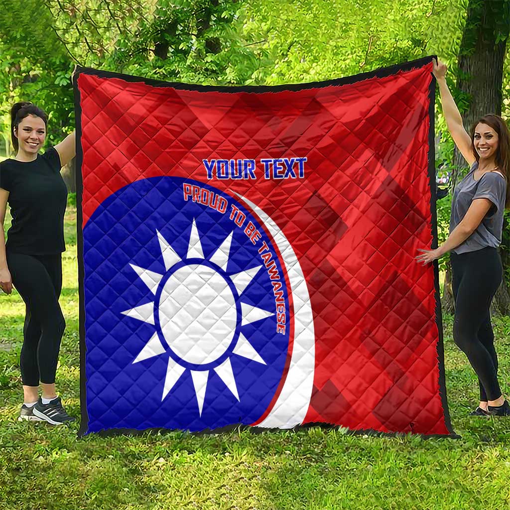 Personalised Taiwan Badminton Quilt 2024 Taiwanese Proud Dynamic Style - Wonder Print Shop