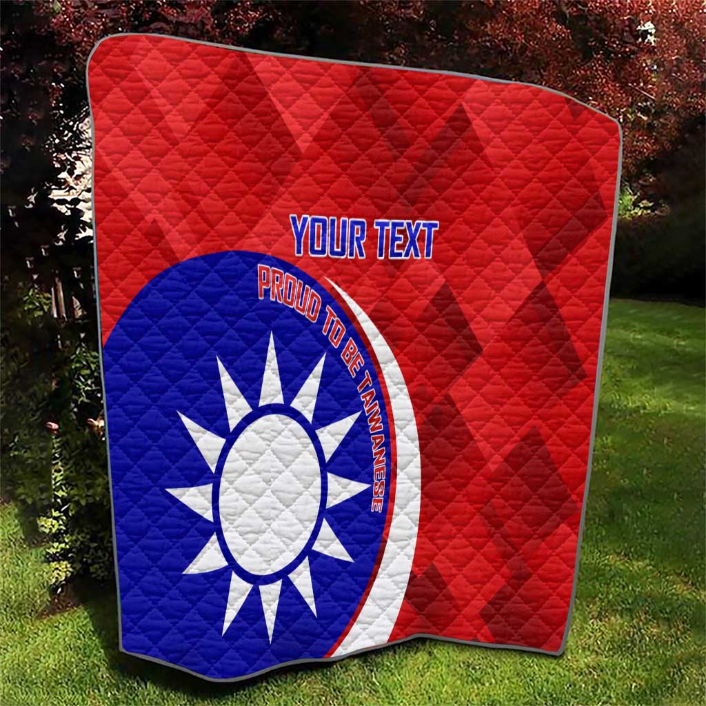 Personalised Taiwan Badminton Quilt 2024 Taiwanese Proud Dynamic Style - Wonder Print Shop