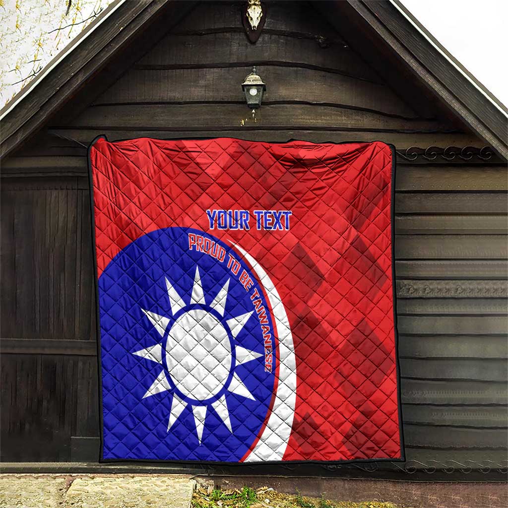 Personalised Taiwan Badminton Quilt 2024 Taiwanese Proud Dynamic Style - Wonder Print Shop
