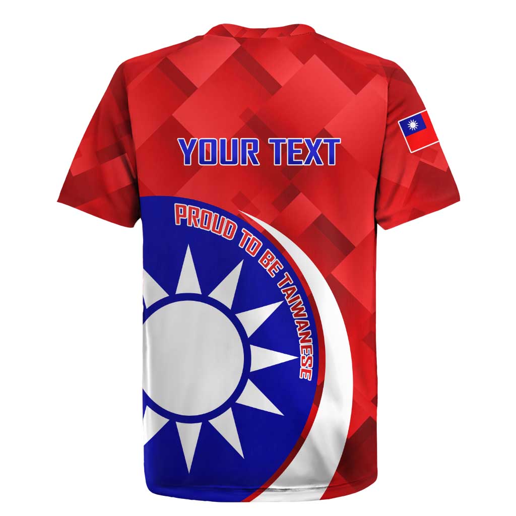 Personalised Taiwan Badminton Rugby Jersey 2024 Taiwanese Proud Dynamic Style - Wonder Print Shop