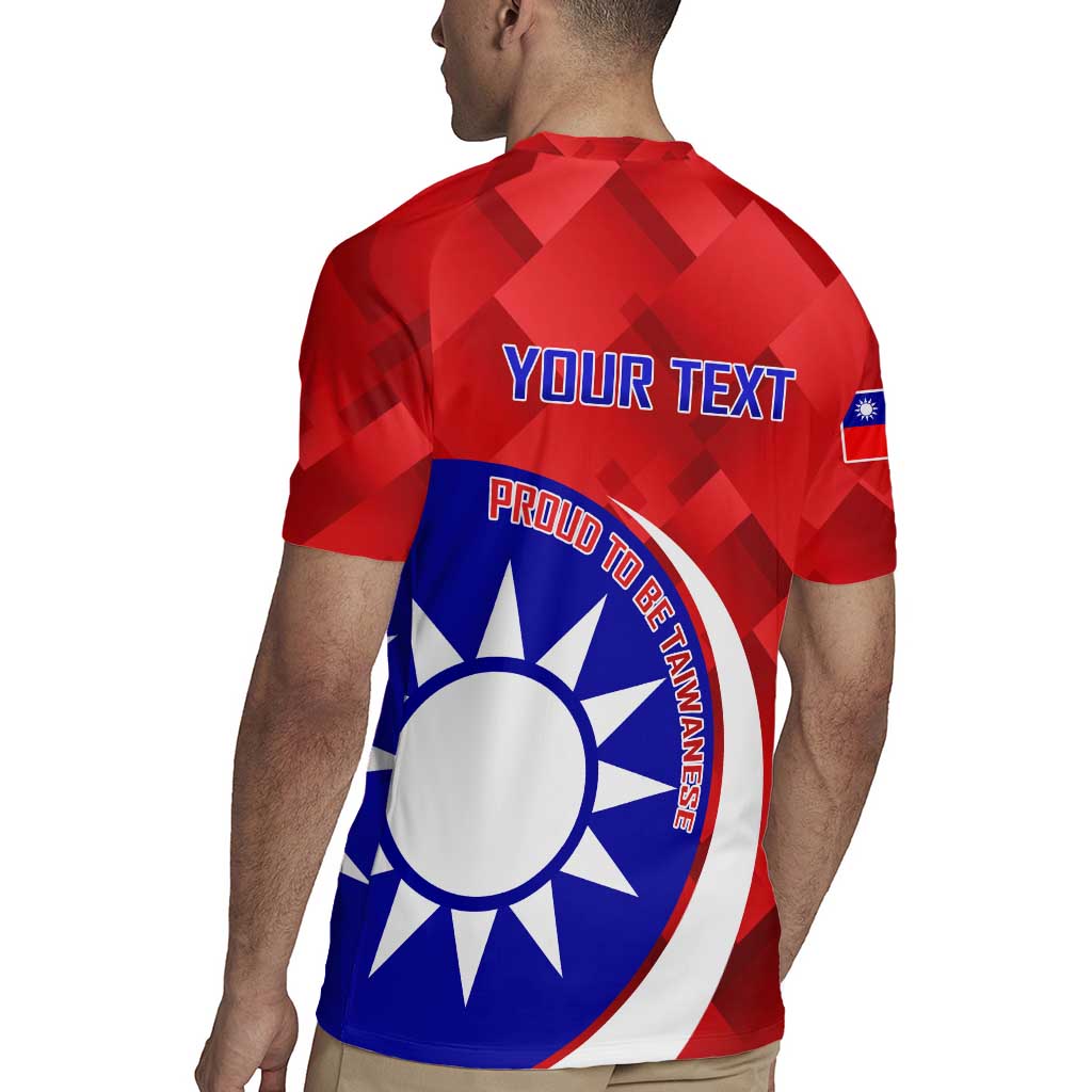 Personalised Taiwan Badminton Rugby Jersey 2024 Taiwanese Proud Dynamic Style - Wonder Print Shop