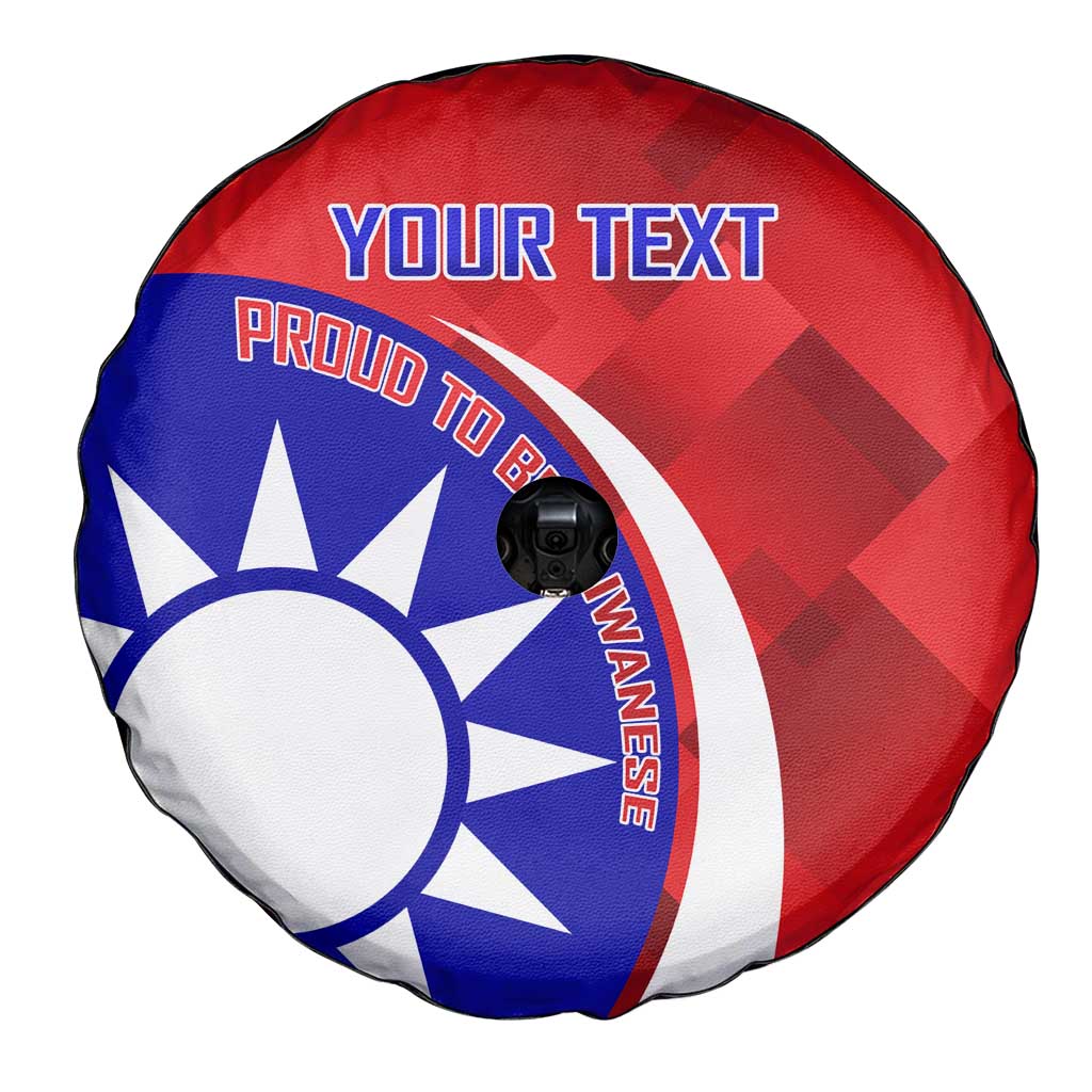Personalised Taiwan Badminton Spare Tire Cover 2024 Taiwanese Proud Dynamic Style - Wonder Print Shop